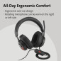Kensington H2000 - Casque Audio USB-C avec Micro, Compatible avec Windows & Mac, avec Technologie Antibruit & Câble de 1,8 m (K8 Kensington H2000 - Casque Audio USB-C avec Micro, Compatible avec Windows & Mac, avec Technologie Antibruit & Câble de 1,8 m (K8