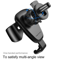 Baseus Original Gravity Support Voiture pour Mobile 8.8cm 6.3cm Largeur - Blister