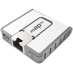 Mikrotik Map Lite 100Mbit/s Énergie sur Ethernet (PoE) Blanc Point d'accès 100 Mbit/s, IEEE 802.11b, IEEE 802.11g, IEEE 802.11n,