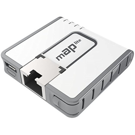 Mikrotik Map Lite 100Mbit/s Énergie sur Ethernet (PoE) Blanc Point d'accès 100 Mbit/s, IEEE 802.11b, IEEE 802.11g, IEEE 802.11n,