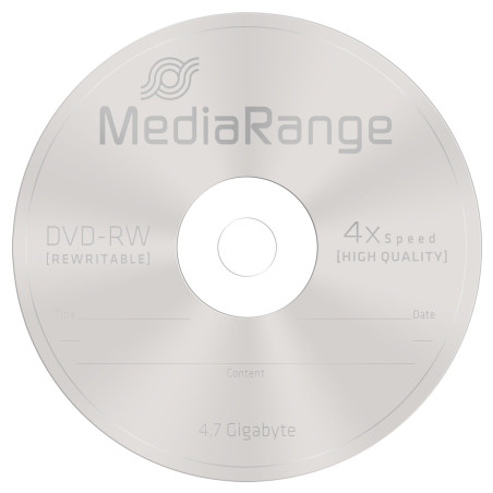 MediaRange 4260057125118 DVD-RW Pochette en Papier CD
