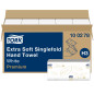 Tork Essuie-mains pliés en V extra-doux Premium - 100278 - Papier d'essuyage pour Distributeur H3 - Pliage en V haute absorption