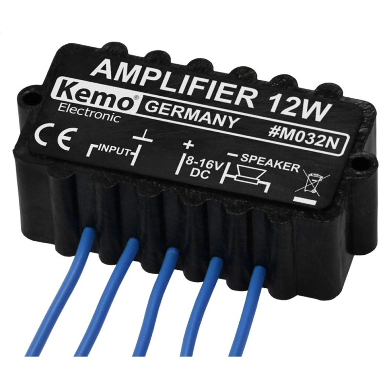 Kemo M032N Amplificateur Universel 12 W Kemo M032N Amplificateur Universel 12 W