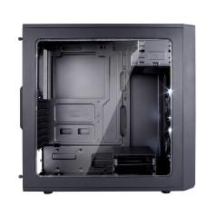 Fractal Design Focus G - Mid Tower Computer Case - ATX - High Airflow - 2X Fractal Design Silent LL Series 120mm White LED Fans 