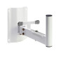 Adam Hall Stands SMBS 5 W - Support Mural pour Enceinte, blanc
