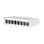 METZ CONNECT Modul boîtier en saillie 8 Ports Blanc Pur, Non équipé METZ CONNECT Modul boîtier en saillie 8 Ports Blanc Pur, Non équipé