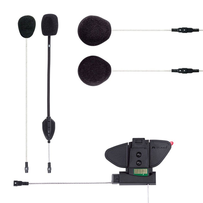 Midland - BT Pro Audio Kit Accessoires Moto Câblage Casque 2, Intercom Moto Écouteur Casque, 2 Enceinte Puissante Super Bass Sou Midland - BT Pro Audio Kit Accessoires Moto Câblage Casque 2, Intercom Moto Écouteur Casque, 2 Enceinte Puissante Super Bass Sou