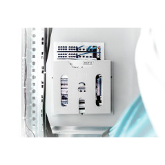 DIGITUS Pochette à Plan - Format DIN A4 - pour armoires réseaux ou serveurs - Rangement de Documents - avec Fixation adhésive -