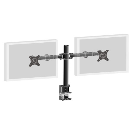 iiyama support de bureau double moniteurs DS1002C-B1 Réglages manuels Attache par pince Noir
