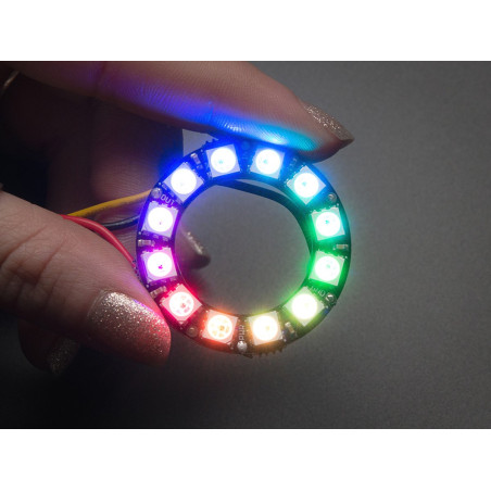 Adafruit Anneau NeoPixel 12 Pixels LED RGB avec pilotes intégrés