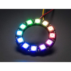 Adafruit Anneau NeoPixel 12 Pixels LED RGB avec pilotes intégrés