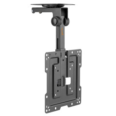 My Wall HL 45-2 L Support de Plafond pour écran, Noir, inclinable, Rotatif, Support de Plafond