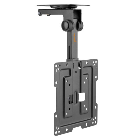 My Wall HL 45-2 L Support de Plafond pour écran, Noir, inclinable, Rotatif, Support de Plafond