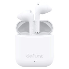 Defunc - D4212 - Ecouteurs True Go Slim Totalement sans Fil - Son Puissant - 22 h d'autonomie - Blanc