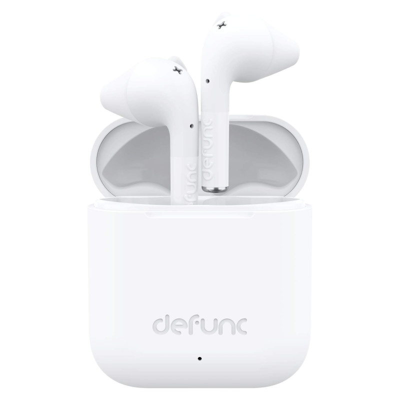 Defunc - D4212 - Ecouteurs True Go Slim Totalement sans Fil - Son Puissant - 22 h d'autonomie - Blanc Defunc - D4212 - Ecouteurs True Go Slim Totalement sans Fil - Son Puissant - 22 h d'autonomie - Blanc