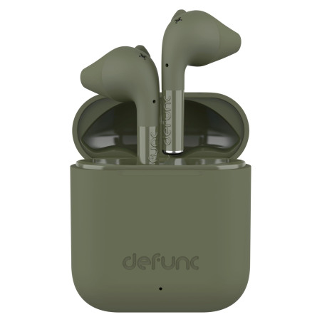 Defunc - D4216 - Ecouteurs True Go Slim Totalement sans Fil - Son Puissant - 22 h d'autonomie - Kaki