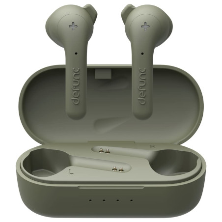 Defunc True Basic Écouteurs Intra-Auriculaires sans Fil étanches IPX4 Bluetooth 5.0 avec Micro intégré, jumelage Automatique en