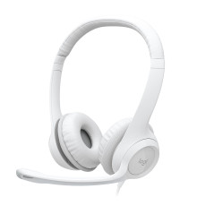Logitech H390 Casque Filaire pour PC/Ordinateur Portable, Casque Stéréo avec Microphone Antibruit, USB-A, Commandes en Ligne, Co
