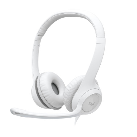 Logitech H390 Casque Filaire pour PC/Ordinateur Portable, Casque Stéréo avec Microphone Antibruit, USB-A, Commandes en Ligne, Co
