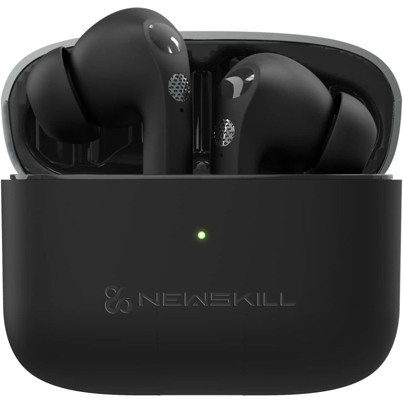 NEWSKILL Anuki Casque sans Fil Bluetooth 5.0, contrôle Tactile, Suppression du Bruit, Microphone, résistance IPX4, 16 Heures de 
