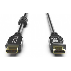Inca Câble HDMI IHD-21 - Version 8K plaqué or - 2 mètres.