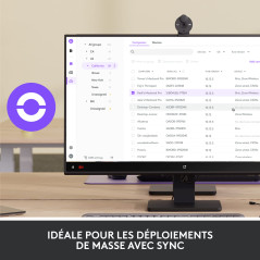 Logitech Brio 305, Webcam Full HD 1080P avec Cache de Confidentialité, Micros à Réduction de Bruit Mono, USB-C, Automatique de l