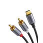 UGREEN Câble 2RCA USB C Audio Stéréo Adaptateur Type C Mâle vers 2RCA Mâle Y Auxiliaire Audio Câble Numérique Compatible avec Té UGREEN Câble 2RCA USB C Audio Stéréo Adaptateur Type C Mâle vers 2RCA Mâle Y Auxiliaire Audio Câble Numérique Compatible avec Té
