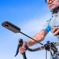 Insta360 854189 Support pour Guidon de vélo Invisible pour One X2, X3 & One R/RS Noir