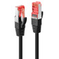 Lindy Câble réseau Cat.6 S/FTP, cuivre, 250MHz, Noir, 0,5m