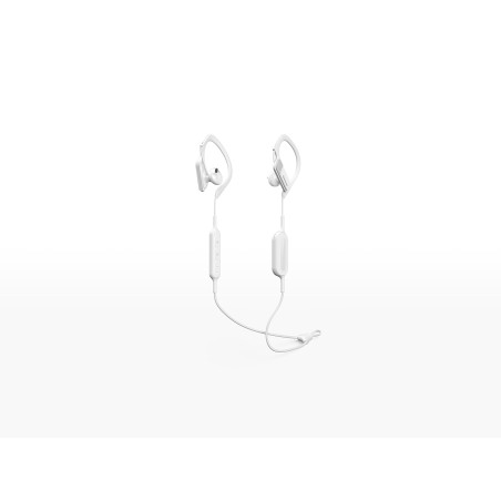 Panasonic Ecouteurs sport sans fil RP-BTS10E-W I Bluetooth design semi intra-auriculaire IPX2 Charge rapide Microphone blanc - V