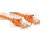 Lindy Câble réseau Patch Cat.6 U/UTP, Orange, 0,5m