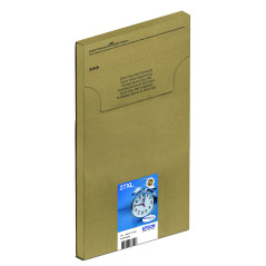 Epson EasyMail Multipack 27XL Réveil, Cartouches d'encre d'origine XL Haute Capacité 3 couleurs: Cyan, Magenta, Jaune, Format bo