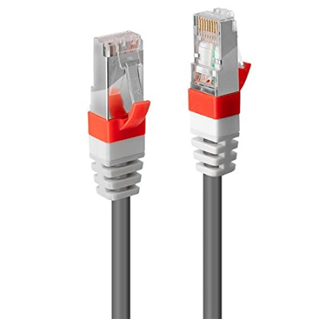 Lindy Câble réseau Patch Cat.6 (A) S/FTP PIMF Premium, cuivre, 10 Gbit, 500Mhz, LSOH, Gris, 2m