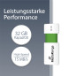 MediaRange Clé USB 32GB Vert MR973 Mécanisme Coulissant MediaRange Clé USB 32GB Vert MR973 Mécanisme Coulissant