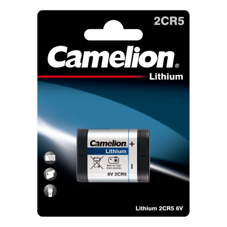 CAMELION - 1 pile lithium 2CR5 6 Volt