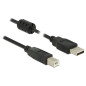 DeLOCK 2m, USB 2.0-A/USB 2.0-B câble USB USB A USB B Noir DeLOCK 2m, USB 2.0-A/USB 2.0-B câble USB USB A USB B Noir