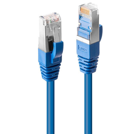 Lindy Câble réseau patch cat.6 S/FTP PIMF Premium, cuivre, LSOH, 500MHz, bleu, 2m