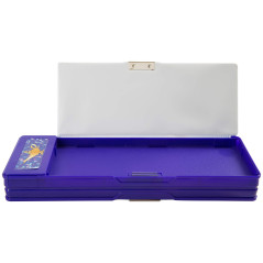 Trousse Enfant Disney Avec 3 Compartiments Multi-usages Calculateur Et Taille Crayon Inclus Format Long 26 cm Plastique Rigide A