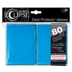 Ultra Pro Pro-Matte Eclipse Standard Manches – Bleu Clair (80 Fils Lot) – 85252