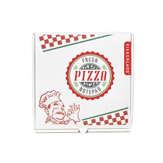 Kikkerland ST77 Bloc-note en forme de boîte à pizza classique