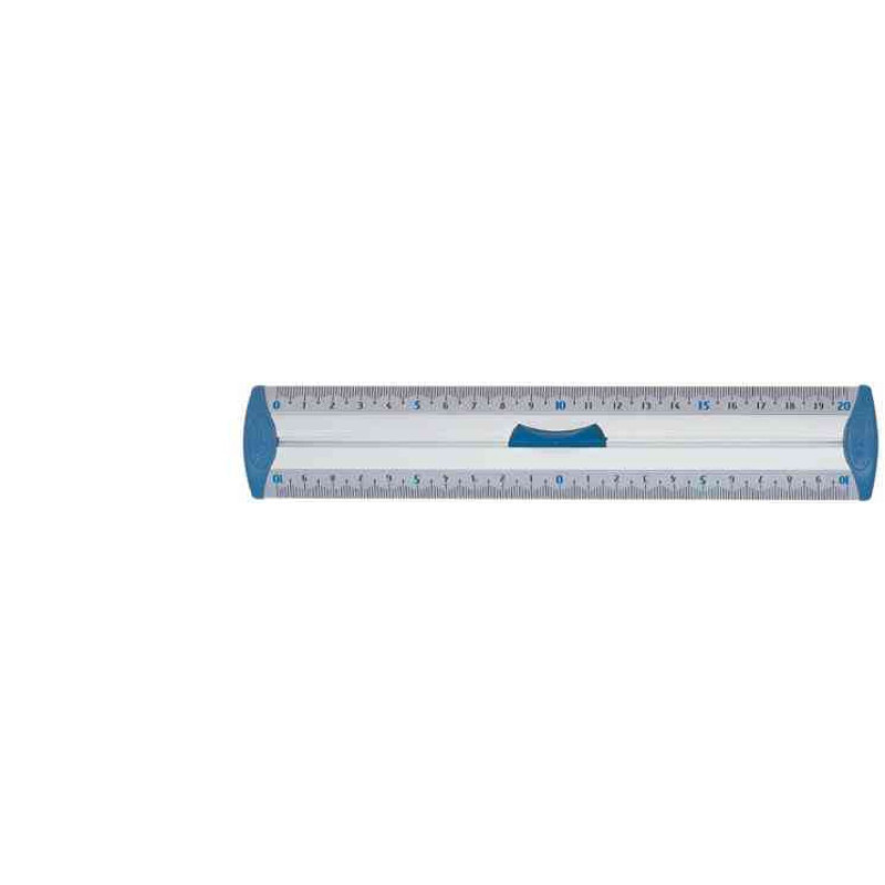 Maped Règle plate Double Décimètre Aluminium Protect System 20 cm avec poignée Maped Règle plate Double Décimètre Aluminium Protect System 20 cm avec poignée