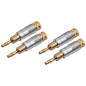 Clicktronic 53983 Casual Fiche Banane, Paquet de 4 Clicktronic 53983 Casual Fiche Banane, Paquet de 4