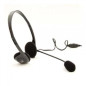 Ewent EW3563 Casque Professionnel léger avec Microphone pour PC,contrôle du Volume,Double Prise Jack 3,5 mm (1xAudio-1xMic),câbl