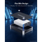 GRAUGEAR Boîtier externe en aluminium pour 1x lecteur Blu-Ray-CD-DVD, 5,25" SATA, connexion USB 3.0 et eSATA, avec adaptateur US GRAUGEAR Boîtier externe en aluminium pour 1x lecteur Blu-Ray-CD-DVD, 5,25" SATA, connexion USB 3.0 et eSATA, avec adaptateur US