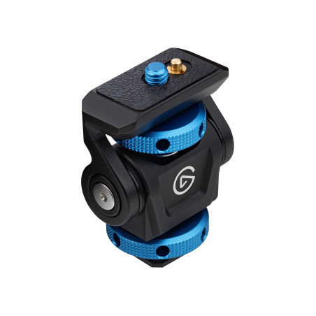 Elgato Cold Shoe – Fixation réglable à filetage ¼" pour d'éclairage, flash ou micro, compatible avec Elgato Key Light Mini, les 