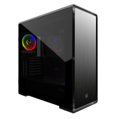 M RED Iron Glass boitier Gaming RGB