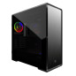 M RED Iron Glass boitier Gaming RGB