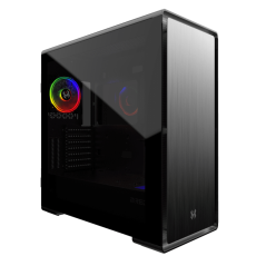 M RED Iron Glass boitier Gaming RGB