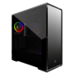 M RED Iron Glass boitier Gaming RGB