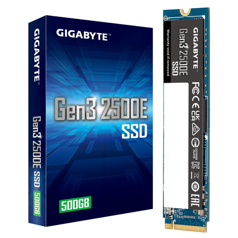 GIGABYTE Gen3 2500E SSD 500GB GIGABYTE Gen3 2500E SSD 500GB